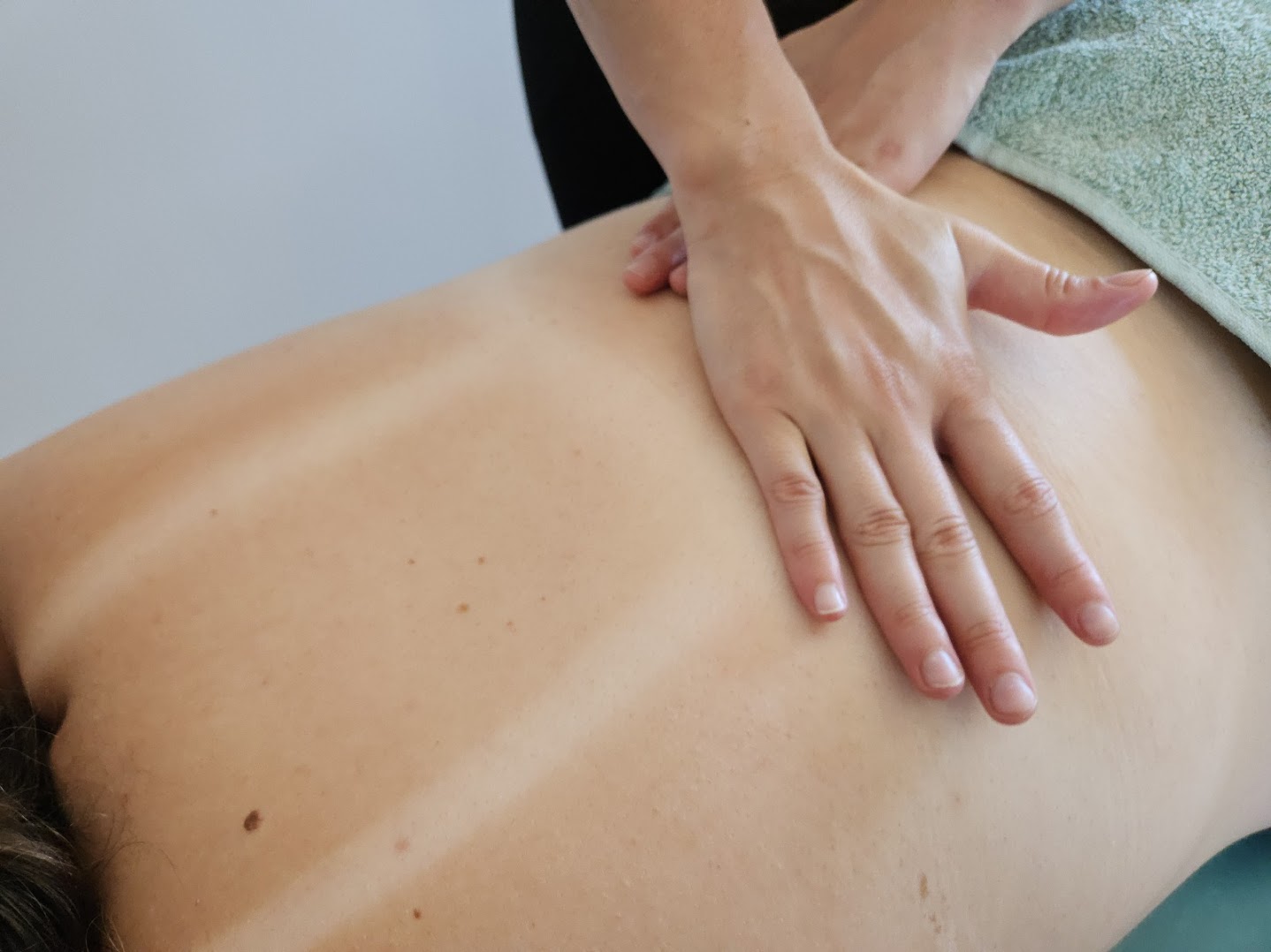 Massage de récupération sportive